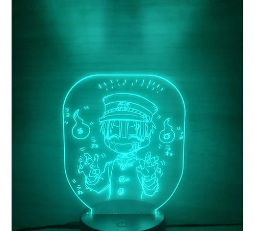 Lámpara Led Hanako Kun Fan Art Decoración