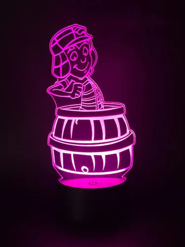 Chavo Del Ocho Lámpara Led Animado Artline Infantil Negro