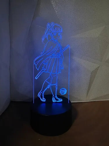 Lámpara Kanao Tsuyuri Demon Slayer Ilusión Decoración Fanart