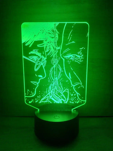 Harry Potter Lord Voldemort Lampara Led Ilusion 3d Varita Negro