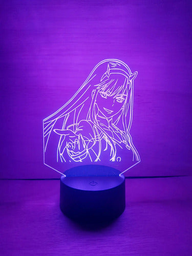 Zero Two Darling In The Franxx 002 Lampara Led Fanart