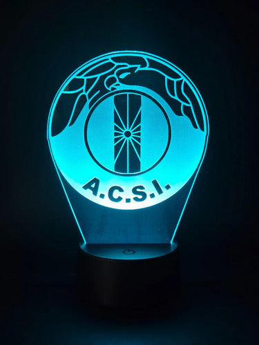 Lámpara Led Audax Equipo Futbol Fanart Decoración