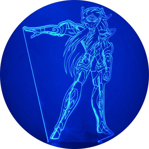 Lámpara Led Camus Acuario Caballero Del Zodiaco Art Line
