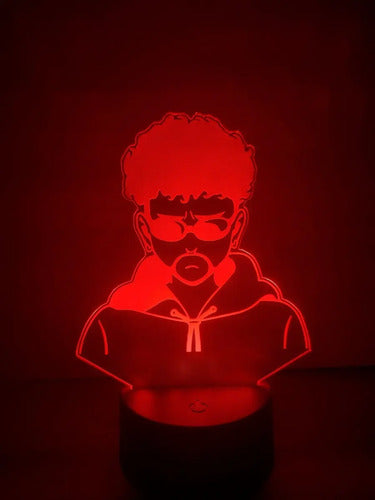 Bad Bunny Yonaguni Anime Lampara Led 3d Decoracion Luz