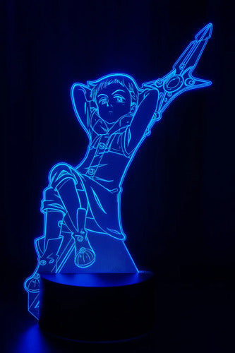 Lámpara King 7 Pecados Led Ilusión Decoración Fanart