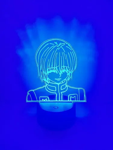 Lampara Led 3d Kurapika Hunter × Hunter Luz Decoración