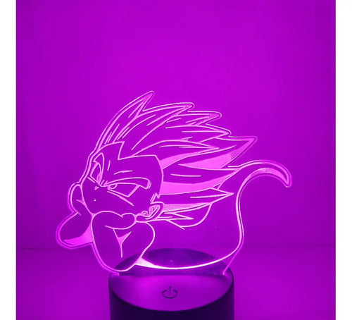 Lámpara Led Ghost Kamikaze Dragon Ball Z Fan Art Decorativa