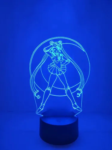 Lampara Led 3d Sailor Moon