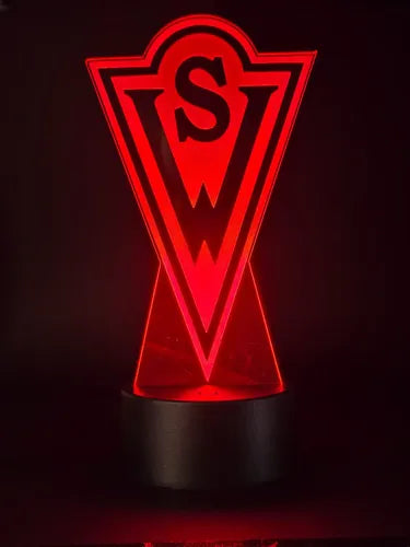 Lámpara Led Santiago Wanderers Equipo Futbol Fanart Deco