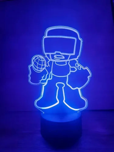 Lampara Led 3d Personajes Friday Night Funkin Fnf Decoración