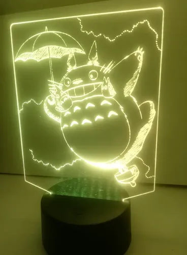 Lampara Led 3d Totoro Studio Ghibli