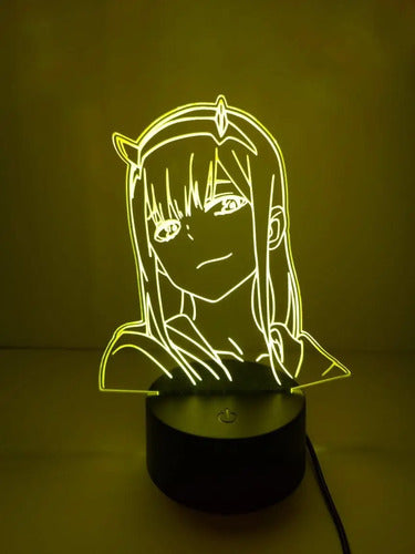 Lampara Led 3d Zero Two Darling In The Franxx 002