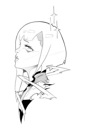 Cyberpunk Lucy Lámpara Led Ilusión 3d Edgerunners Fan Art