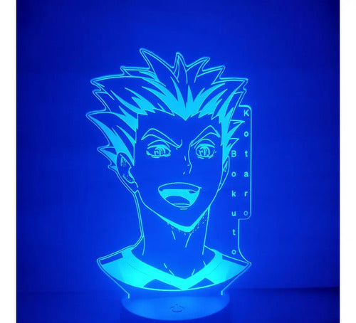 Lámpara Led Kotaro Bokuto Haikyuu Fan Art Decoración