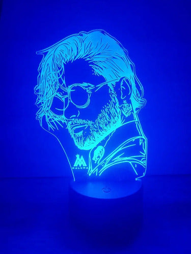 Lampara Led Ilusion 3d Maluma Decoración