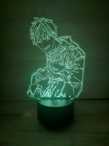 Lampara Led 3d Given Manga Luz Decoración