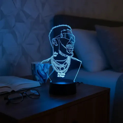 Lampara Led Anuel Cantante Decoración Art Line