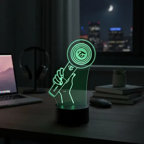 Twice Lightstick Lightband Lampara Led Ilusion 3d Kpop Luz