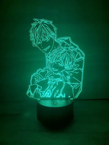 Lampara Led 3d Given Manga Luz Decoración