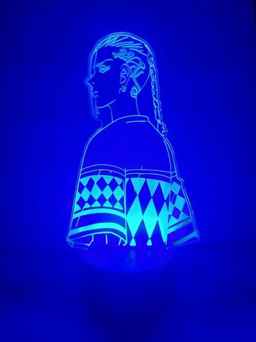 Lampara Led 3d Ken Ryuguji Draken Tokyo Revengers Anime