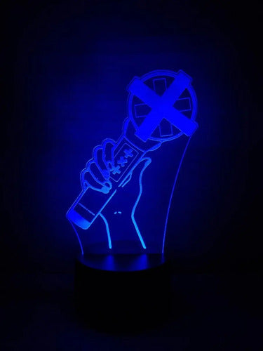 Tomorrow X Together Lightstick Lampara Led Ilusion 3d Kpop Negro