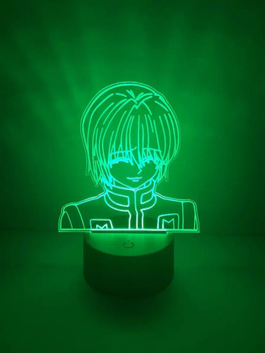 Lampara Led 3d Kurapika Hunter × Hunter Luz Decoración