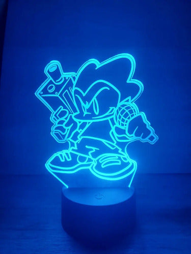 Lampara Led 3d Personajes Friday Night Funkin Fnf Decoración