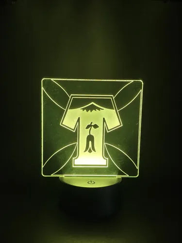 Equipo Fútbol Deportes Temuco Lampara Led Luz Ilusión 3d Negra