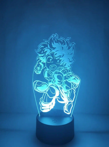 Lampara 3d Deku Izuku Midoriya My Hero Academia Envío Gratis