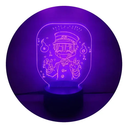 Lámpara Led Hanako Kun Fan Art Decoración