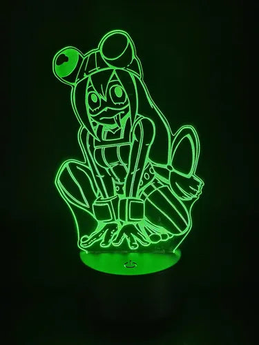 Froppy Tsuyu Asui Lampara Led 3d My Hero Academia Bnha