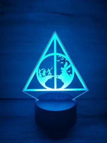 Lampara Led 3d Reliquias De La Muerte Hp Envío Gratis