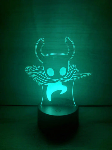 Hollow Knight Lámpara Led Fanart Game Decoracion