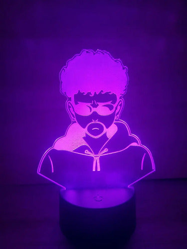 Bad Bunny Yonaguni Anime Lampara Led 3d Decoracion Luz