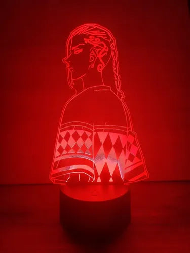 Lampara Led 3d Ken Ryuguji Draken Tokyo Revengers Anime
