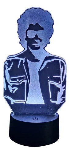 Lampara Led Gustavo Cerati Cantante Decoración Art Line
