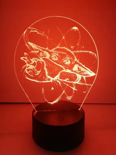 Lampara Led 3d Baby Yoda Star Wars