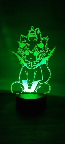 Black Clover Liebe Lámpara Led Ilusión 3d Fan Art Decoración
