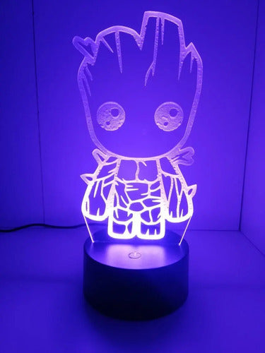 Lampara Led 3d Baby Groot