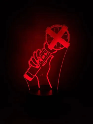 Tomorrow X Together Lightstick Lampara Led Ilusion 3d Kpop Negro