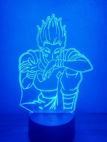 Lampara Led 3d Hisoka Morow Hunter X Hunter Luz Decoración