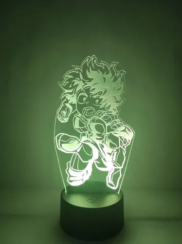 Lampara 3d Deku Izuku Midoriya My Hero Academia Envío Gratis