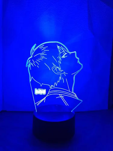 Lámpara Kageyama Haikyuu Ilusión Decoración Fan Art
