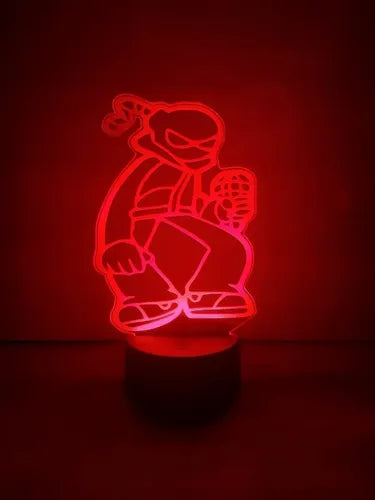 Lampara Led 3d Personajes Friday Night Funkin Fnf Decoración