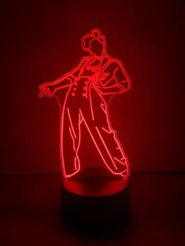 Lámpara Led Harry Styles Luz Ilusión 3d Decoración