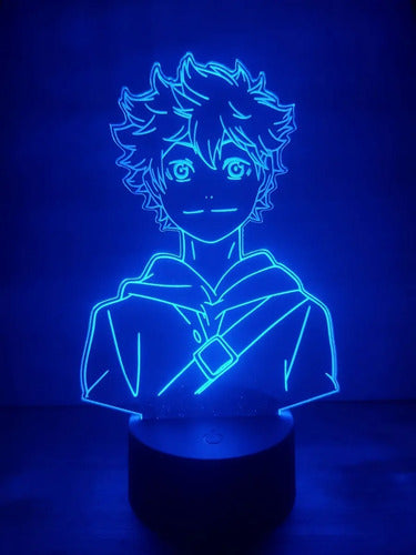 Lampara Led 3d Shoyo Hinata Haikyuu Decoración