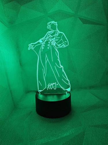 Harry Styles Firma Lámpara Led Decoración Fanart Regalo