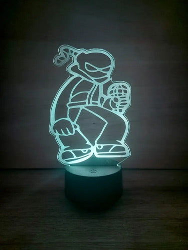 Lampara Led 3d Personajes Friday Night Funkin Fnf Decoración