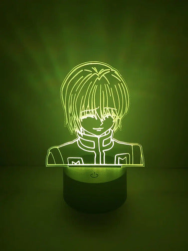 Lampara Led 3d Kurapika Hunter × Hunter Luz Decoración