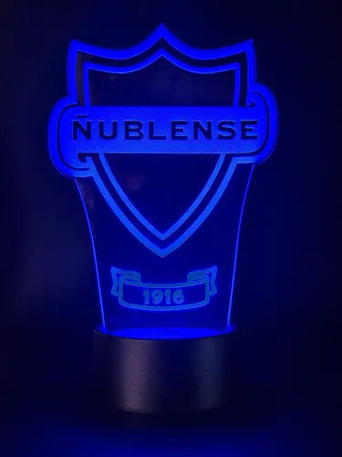 Ñublense Fútbol Lampara Led Ilusion 3d Fanart Club Deportivo